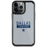 NFL Dallas Cowboys Silver Performance Series iPhone Cases