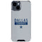 NFL Dallas Cowboys Silver Performance Series iPhone 15 Clear Case