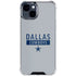 NFL Dallas Cowboys Silver Performance Series iPhone 15 Clear Case