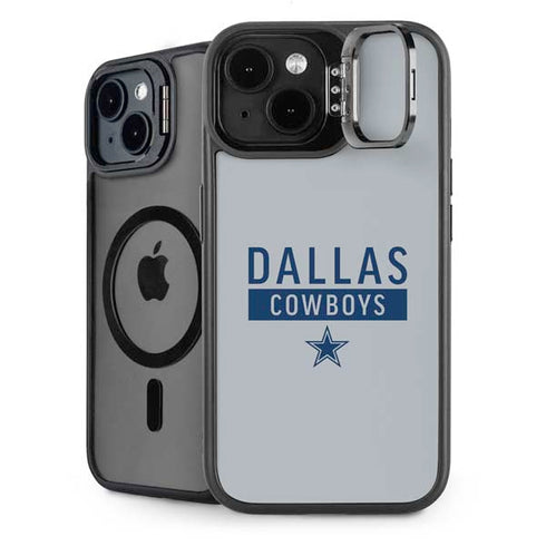 NFL Dallas Cowboys Silver Performance Series iPhone 15 Plus Kickstand Case
