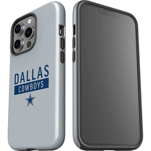 NFL Dallas Cowboys Silver Performance Series iPhone 15 Pro Impact Case