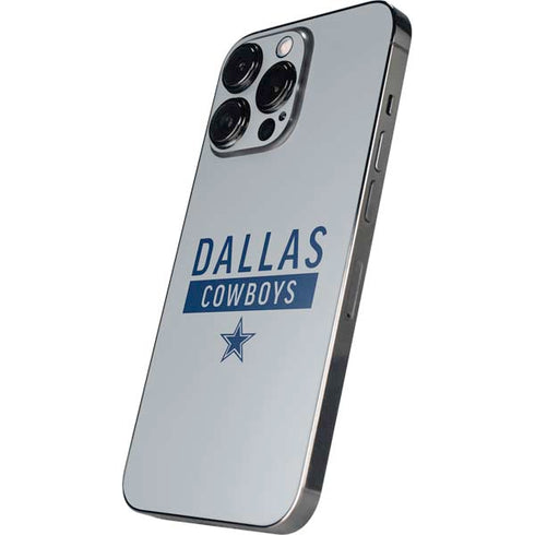 NFL Dallas Cowboys Silver Performance Series iPhone 15 Pro Max Skin