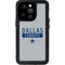 NFL Dallas Cowboys Silver Performance Series iPhone 15 Pro Waterproof Case