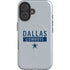 NFL Dallas Cowboys Silver Performance Series iPhone 16 Plus Magsafe Impact Case