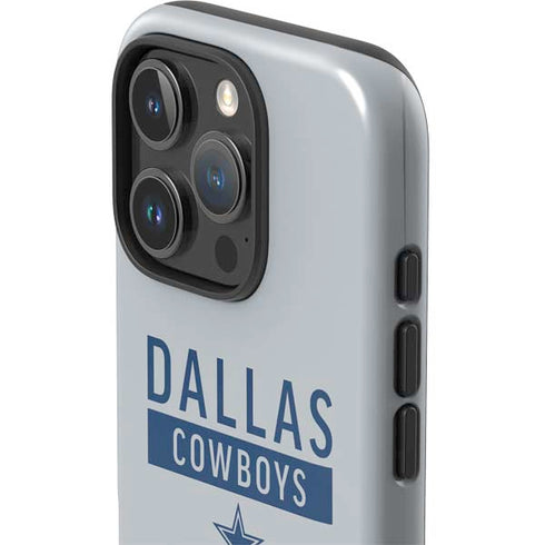 NFL Dallas Cowboys Silver Performance Series iPhone 16 Pro Impact Case