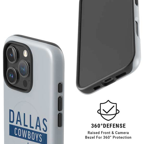 NFL Dallas Cowboys Silver Performance Series iPhone 16 Pro Max Magsafe Impact Case