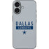 NFL Dallas Cowboys Silver Performance Series iPhone 16 Skin
