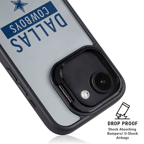 NFL Dallas Cowboys Silver Performance Series iPhone 16e Kickstand Case