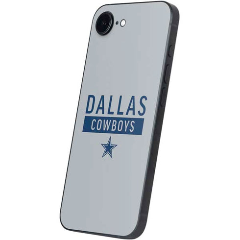 NFL Dallas Cowboys Silver Performance Series iPhone 16e Skin