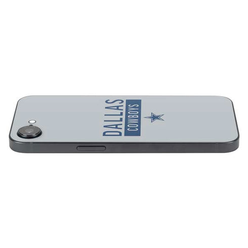 NFL Dallas Cowboys Silver Performance Series iPhone 16e Skin