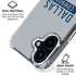 NFL Dallas Cowboys Silver Performance Series iPhone 17 Clear Case