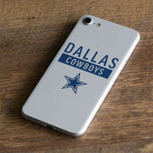 NFL Dallas Cowboys Silver Performance Series iPhone 8 Skin