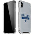 NFL Dallas Cowboys Silver Performance Series iPhone X/XS Clear Case