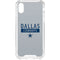 NFL Dallas Cowboys Silver Performance Series iPhone XS Clear Case