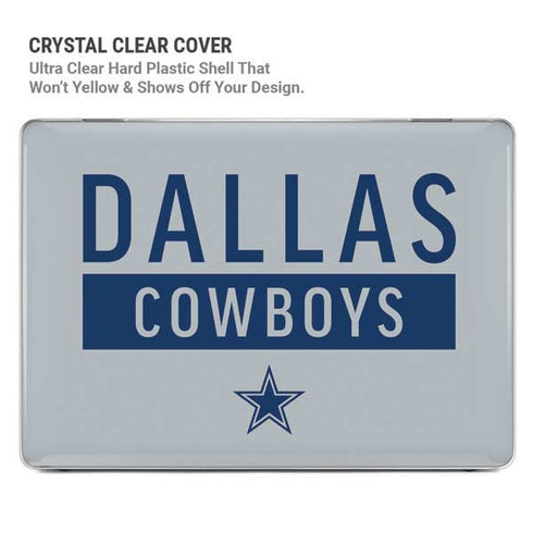 NFL Dallas Cowboys Silver Performance Series MacBook Pro 14in (2021-24) Case plus Skin