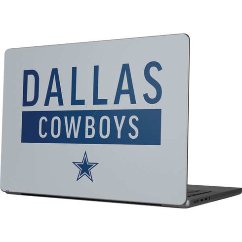 NFL Dallas Cowboys Silver Performance Series Apple MacBook Pro 14-inch Skin