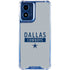 NFL Dallas Cowboys Silver Performance Series Moto G 5G (2024) Clear Case