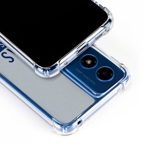 NFL Dallas Cowboys Silver Performance Series Moto G 5G (2024) Clear Case