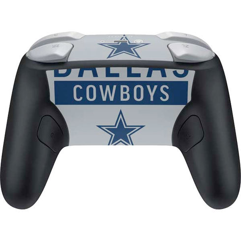 NFL Dallas Cowboys Silver Performance Series Nintendo Switch 2 (2025) Pro Controller Skin