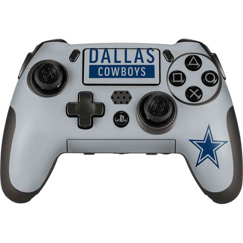 NFL Dallas Cowboys Silver Performance Series PlayStation Scuf Vantage 2 Controller Skin