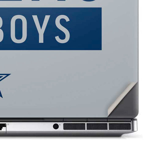 NFL Dallas Cowboys Silver Performance Series Dell Precision Skin