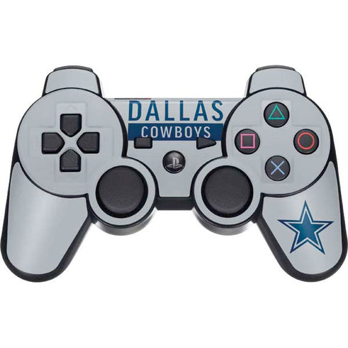 NFL Dallas Cowboys Silver Performance Series PS3 Dual Shock wireless controller Skin