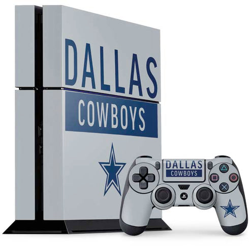 NFL Dallas Cowboys Silver Performance Series PlayStation PS4 Skins