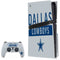 NFL Dallas Cowboys Silver Performance Series PS5 Pro Disk Bundle Skin