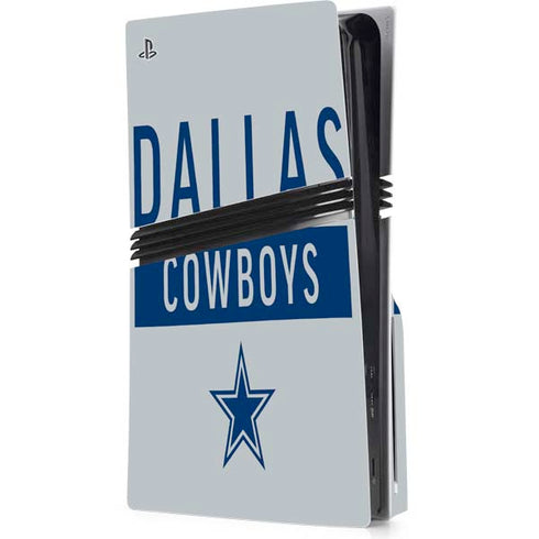 NFL Dallas Cowboys Silver Performance Series PlayStation PS5 Skins