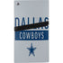 NFL Dallas Cowboys Silver Performance Series PS5 Pro Disk Console Skin