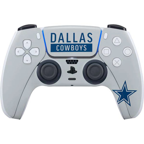 NFL Dallas Cowboys Silver Performance Series PlayStation PS5 Skins