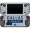 NFL Dallas Cowboys Silver Performance Series Steam Deck Handheld Gaming Computer OLED Skin