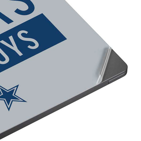 NFL Dallas Cowboys Silver Performance Series Surface Laptop 7 13.8in Skin