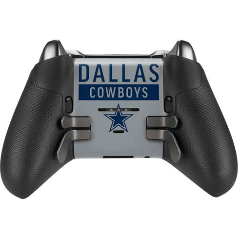 NFL Dallas Cowboys Silver Performance Series Xbox Elite Wireless Controller Series 2 Skin