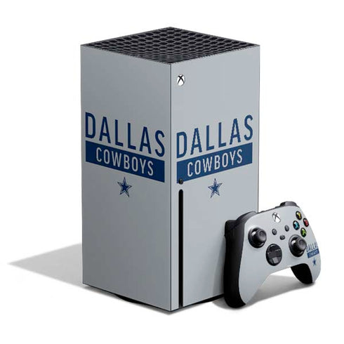 NFL Dallas Cowboys Silver Performance Series Xbox Series X Skins