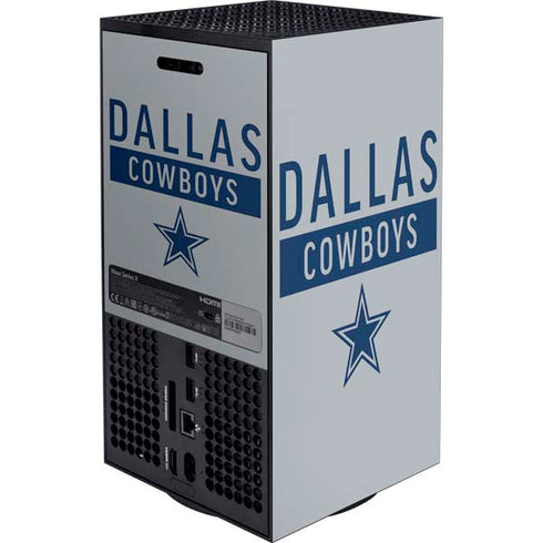 NFL Dallas Cowboys Silver Performance Series XBox Series X Digital Edition Bundle Skin