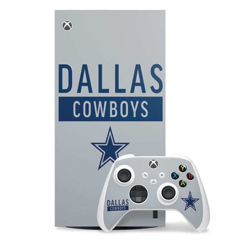 NFL Dallas Cowboys Silver Performance Series Xbox Series X Skins