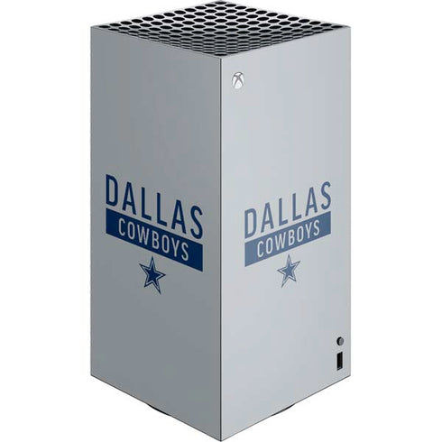 NFL Dallas Cowboys Silver Performance Series Xbox Series X Skins