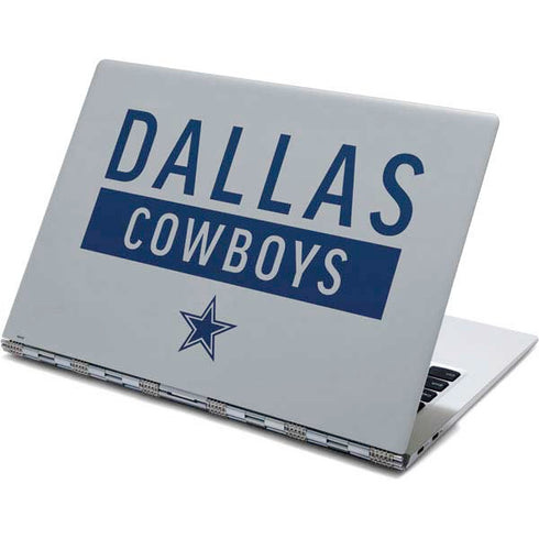 NFL Dallas Cowboys Silver Performance Series Yoga 910 2-in-1 14in Touch-Screen Skin