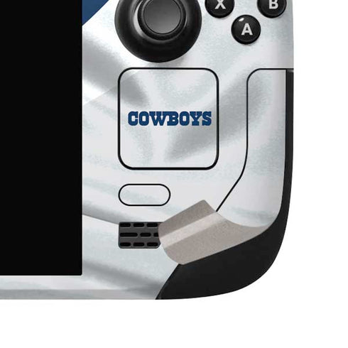 NFL Dallas Cowboys Steam Deck Handheld Gaming Computer OLED Skin