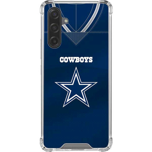 NFL Dallas Cowboys Team Jersey Galaxy A17 Clear Case