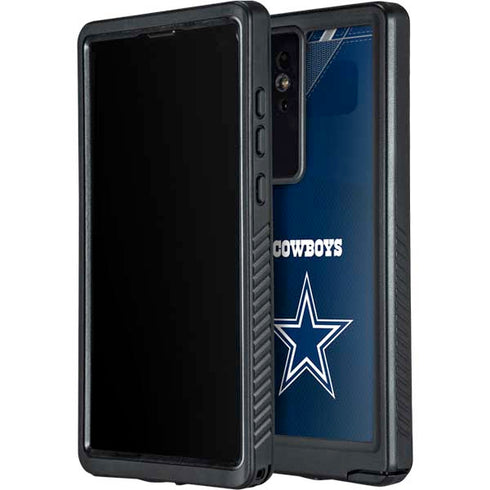 NFL Dallas Cowboys Team Jersey Galaxy S24 Ultra Waterproof Case