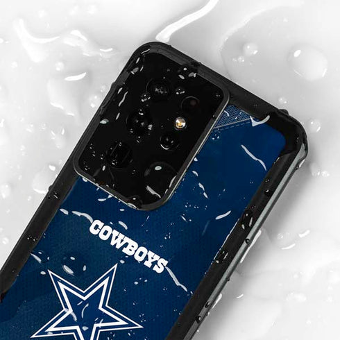 NFL Dallas Cowboys Team Jersey Galaxy S24 Ultra Waterproof Case