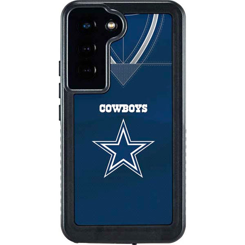 NFL Dallas Cowboys Team Jersey Galaxy S24 Waterproof Case