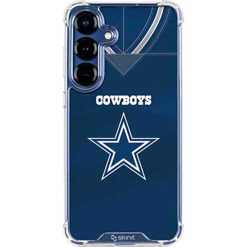 NFL Dallas Cowboys Team Jersey Galaxy S25 Clear Case