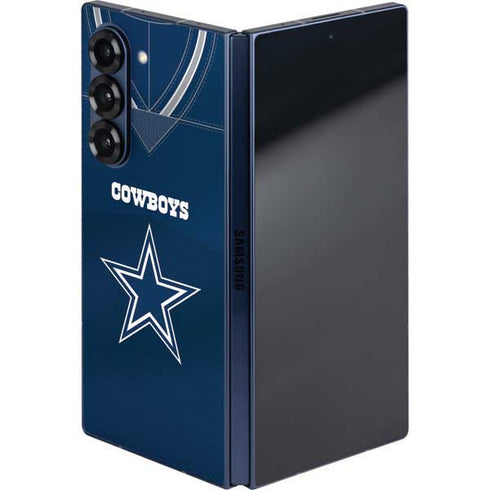 NFL Dallas Cowboys Team Jersey Galaxy Z Fold6 Skin