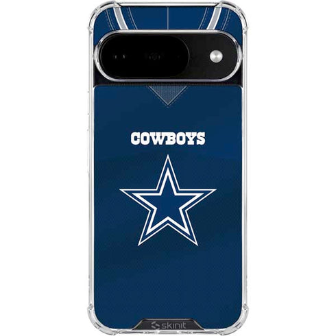 NFL Dallas Cowboys Team Jersey Google Pixel 10 Clear Case