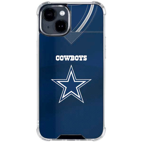 NFL Dallas Cowboys Team Jersey iPhone 15 Clear Case