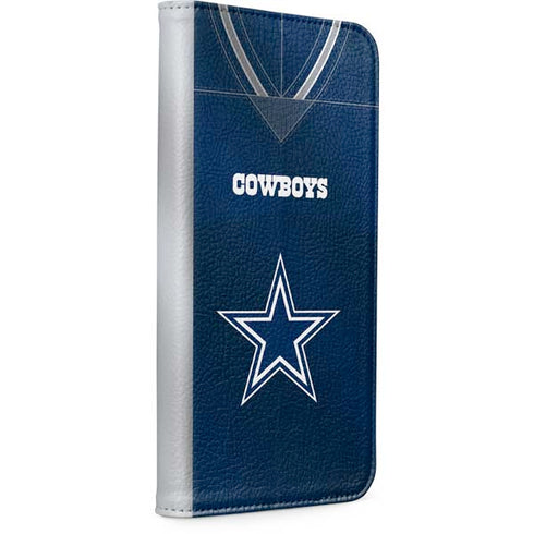 NFL Dallas Cowboys Team Jersey iPhone 15 Plus Folio Case