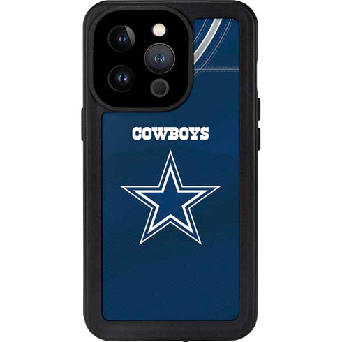 NFL Dallas Cowboys Team Jersey iPhone 15 Pro Waterproof Case